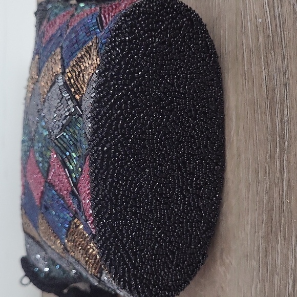 Vintage Henry Birks 90's Multicolour Beaded Evening Bag - Picture 8 of 12